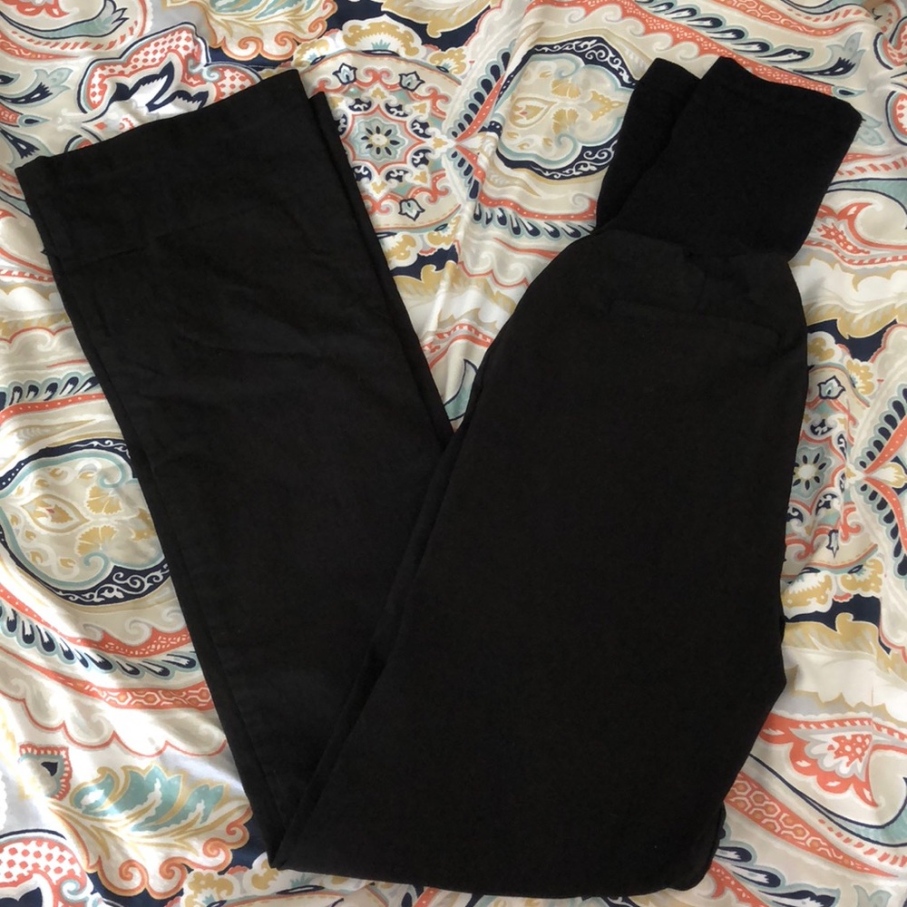 Black maternity pants